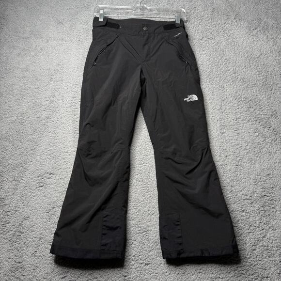 The North Face Pants Girls Medium 10/12 Black Dry Vent Snow Pants - Picture 1 of 10